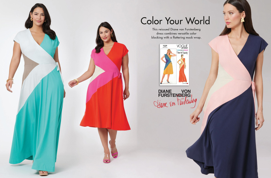 Vogue Schnittmuster Wickelkleid